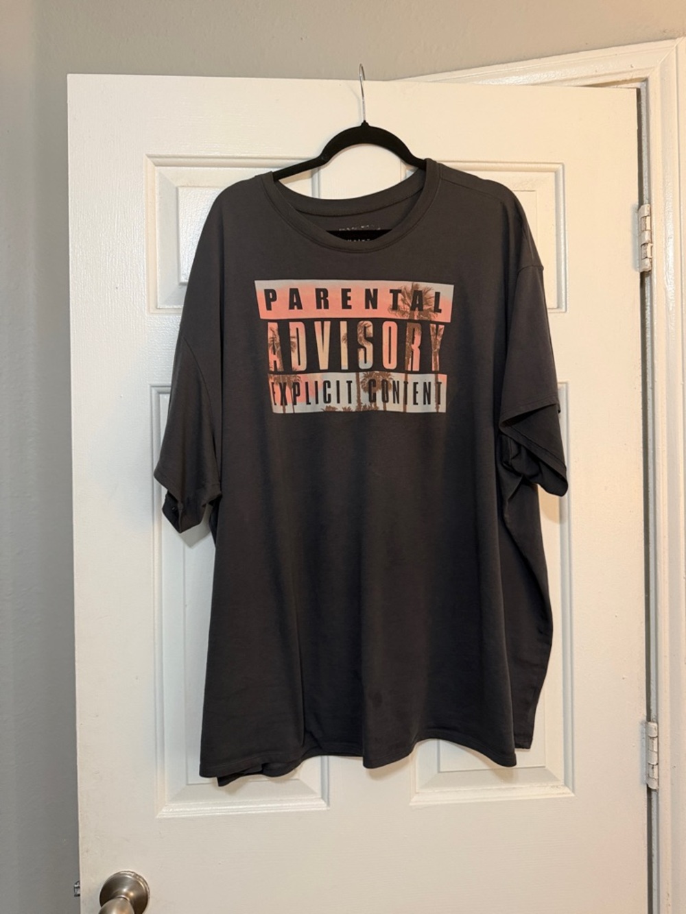 Torrid Gray Graphic 'Parental Advisory' Tee